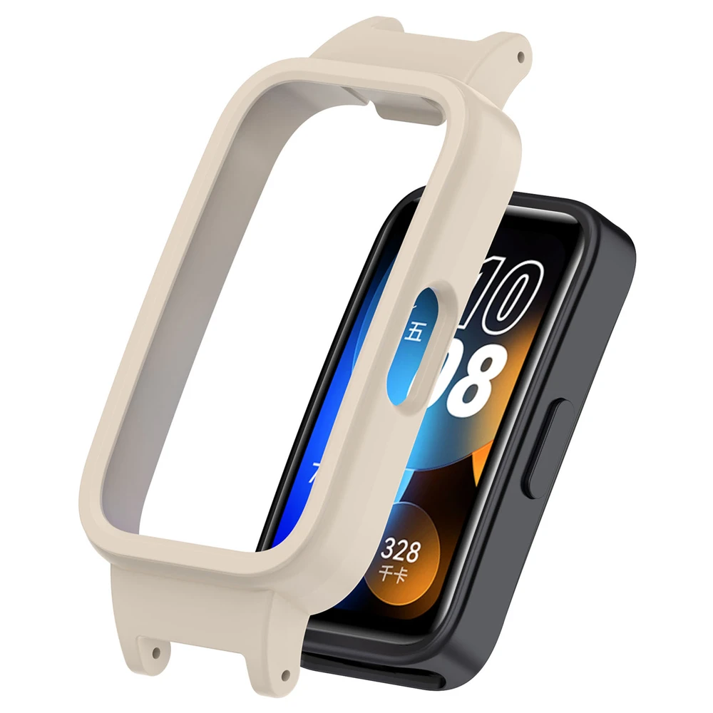 1 PCS Raw Lug Watch Case for Huawei Band 8/8 NFC/9/9 NFC PC Protective Case Watch Accessories