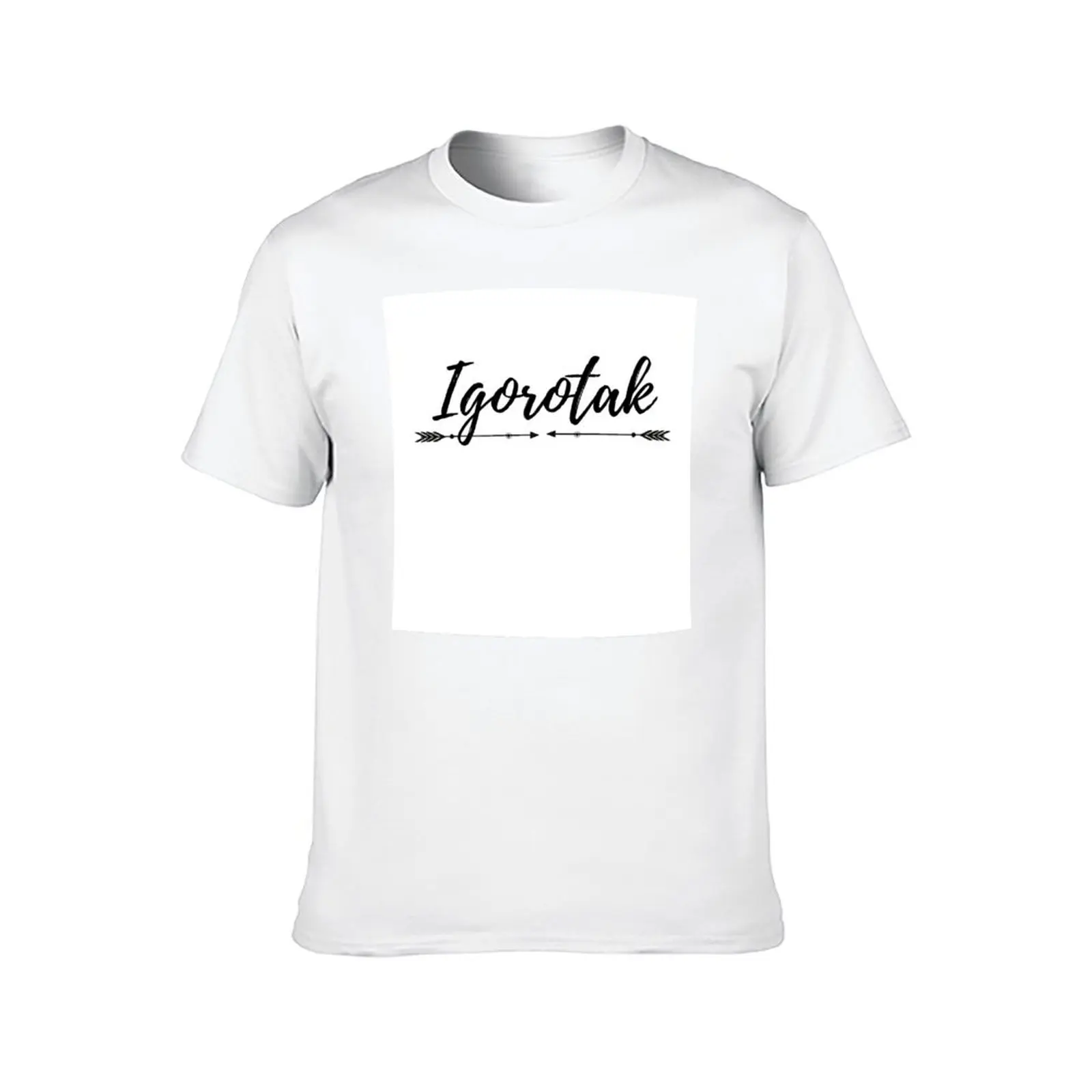 Igorotak T-Shirt black cotton t-shirt plain for man package printed t shirts for man T-Shirt