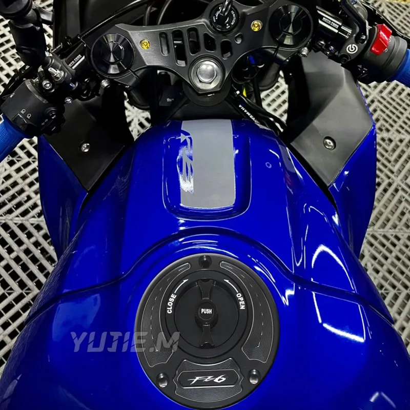 Cap For YAMAHA FZ FZ-1 FZ-6 FZ-8 FZ-16 FAZER FZ1 FZ6 FZ8 FZ16 XJ6 Fazer CNC Motorcycle Keyless Racing Tank Fuel Case Gas Cover