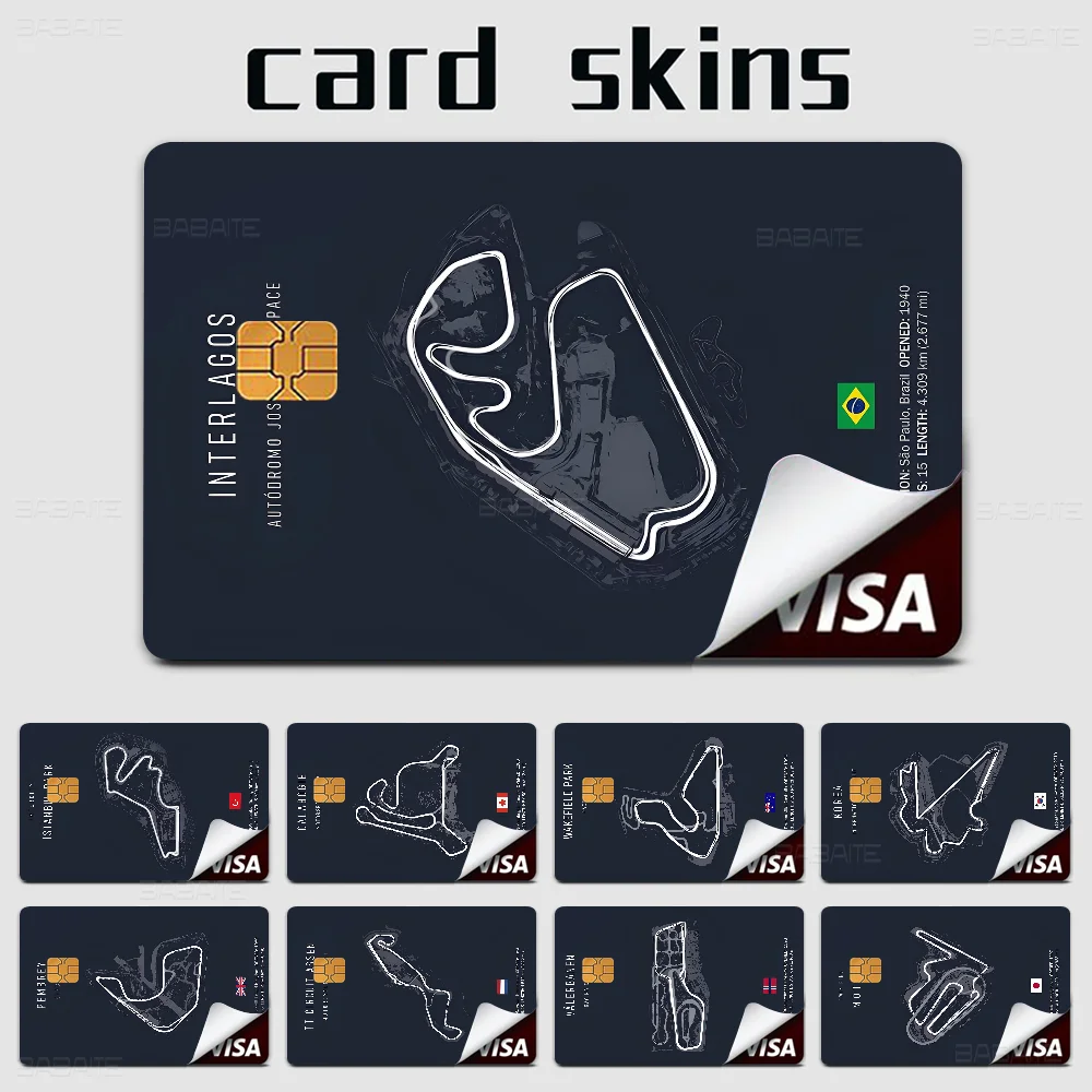 2023 F1 Imola Monaco Zandvoort Track Circuit Park Anime Spend Or Save Funny Shell On Off Ultra No Fade Cover For Credit Card