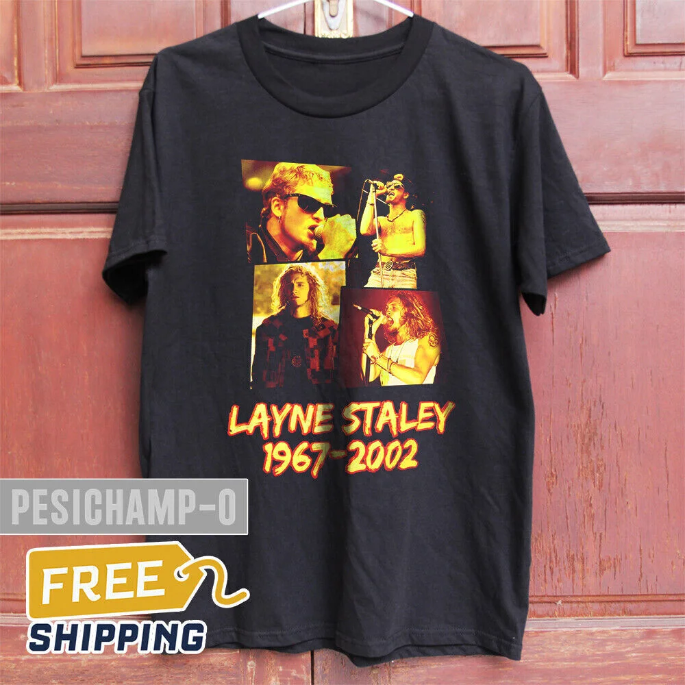 Alice In Chains Layne Staley Black Unisex T-Shirt Size S-5XL