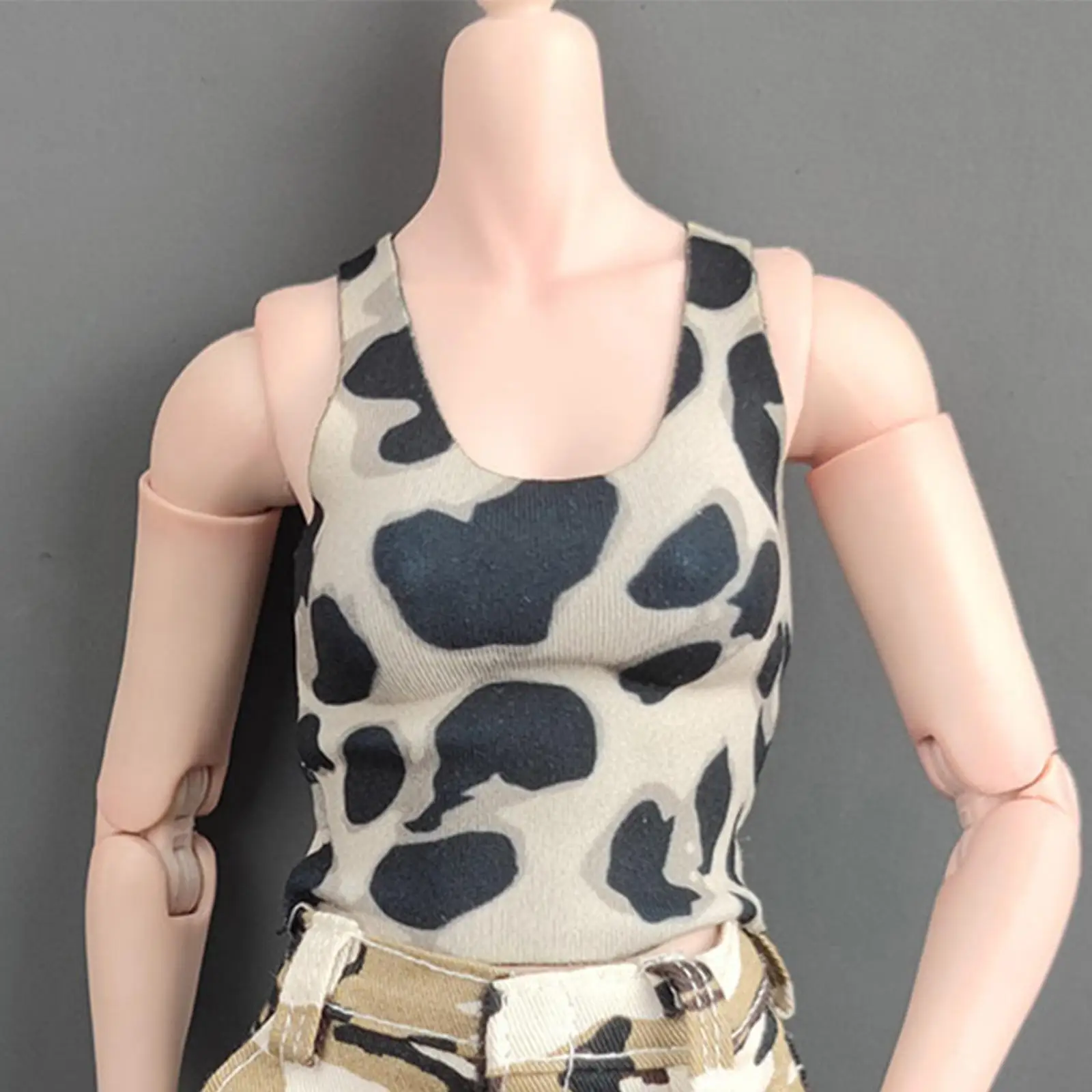

1:6 Female Action Figures Vest Accessories Doll Outfits Kids Pretend Playset