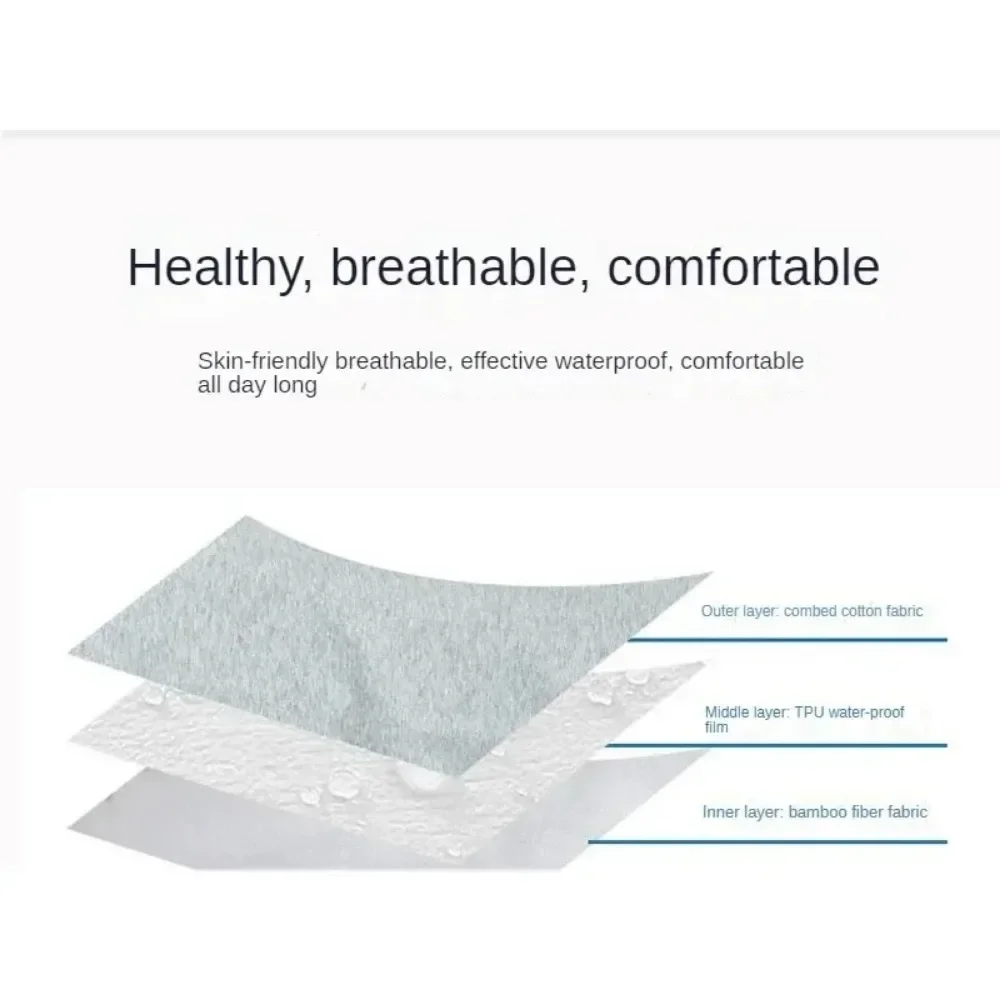 Reusable Adult Diaper Underwear Breathable Cotton Elderly Incontinence Leak-Proof Briefs Men Women Disability Care Triangle Pant