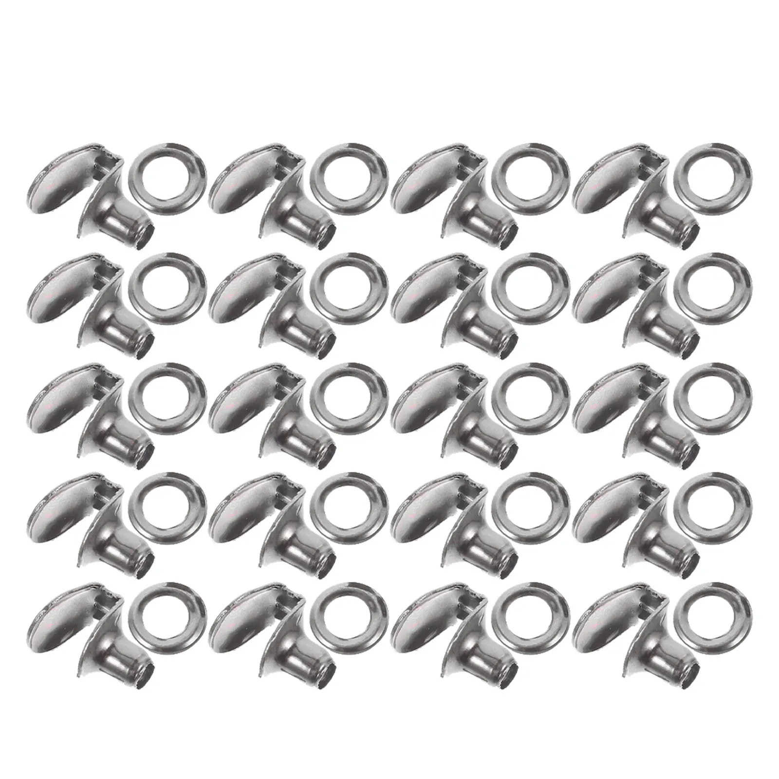 20pcs Shoe Buckle Accessories Craft Buckles For Diy Shoestring Hooks Brass Lace Repair Kit Boot Hook Set Metal Shoelace Fixing