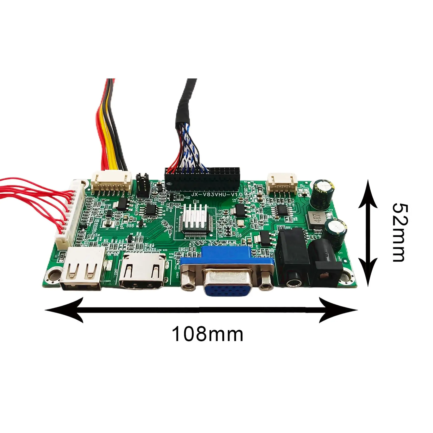10.4 インチ VS104T-003A 1024X768 IPS LCD スクリーン、H-D USB VGA LCD コントローラボード付き
