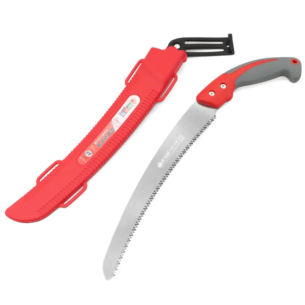 

Saw Blade Length 270mm Curved Saw Fruit Tree Saw Japan SK4 Steel Three Sides Grinding Teeth Pruning Hand Saws