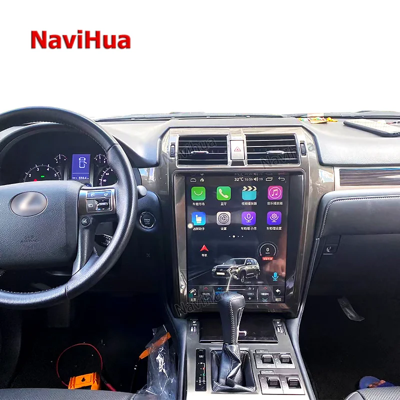 NAVIHUA 7862 Android11 6+128GB For Tesla  Touch Screen For Lexus GX460 Auto GPS Navigation Car Stereo Radio Multimedia System