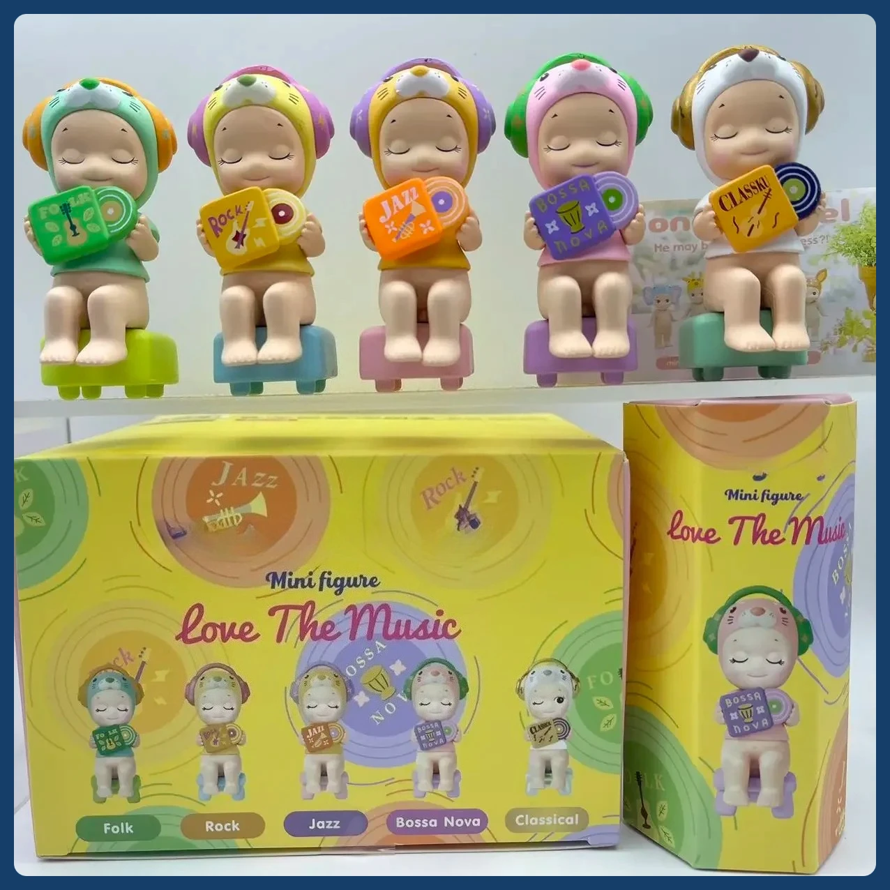 

Мини-фигурка Love The Music Series слепая коробка Коллекционная модель куклы Настольный декор Детский подарок на день рождения игрушки