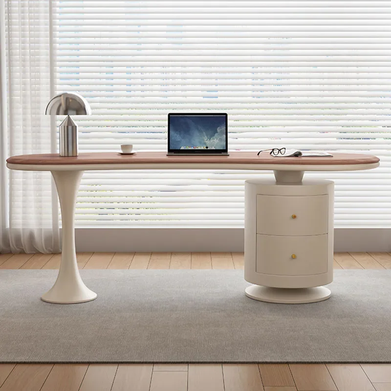 

Conference Study Gameing Desk Kawaii Solid Wood White Boss Mini Desk Office Wood Table Pour Ordinateur Home Decor Products