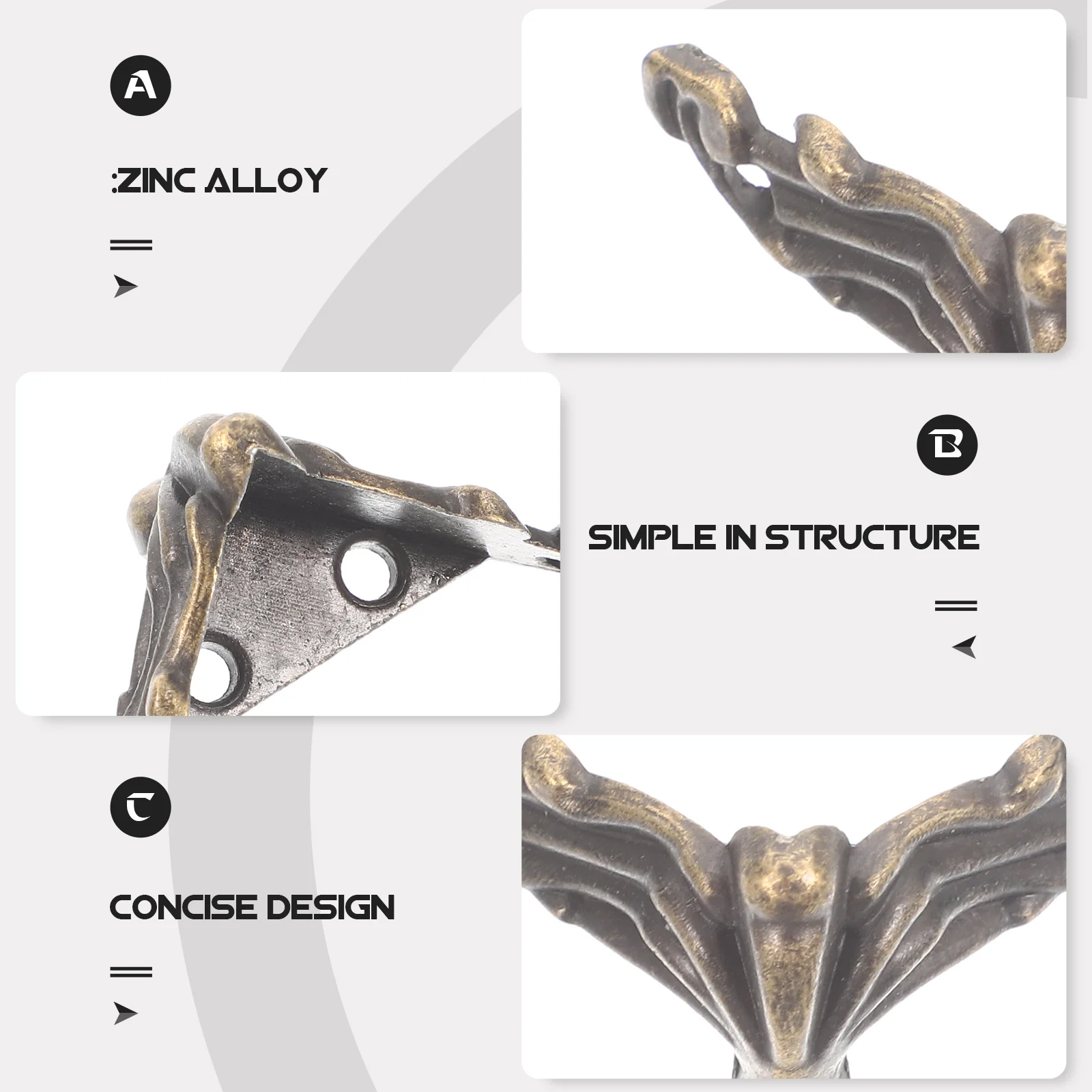 

12Pcs Furniture Box Corner Protectors Gift Set Small Protective Feet Cover Durable Furniture Leg Caps Anti-Slip Floor Protectors