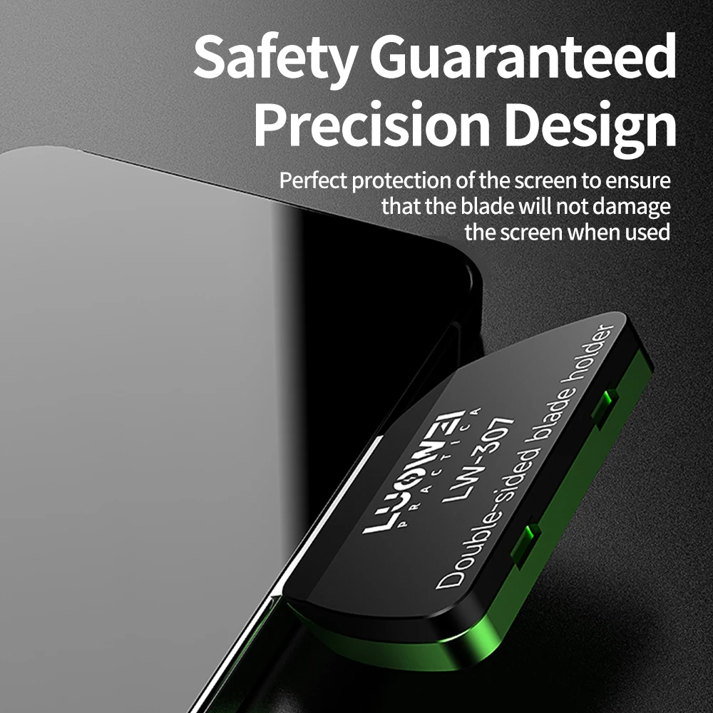 LUOWEI LW-307 両面ブレードホルダークランプ携帯電話修理画面マザーボード IC 除去ブレードホルダークランプツール