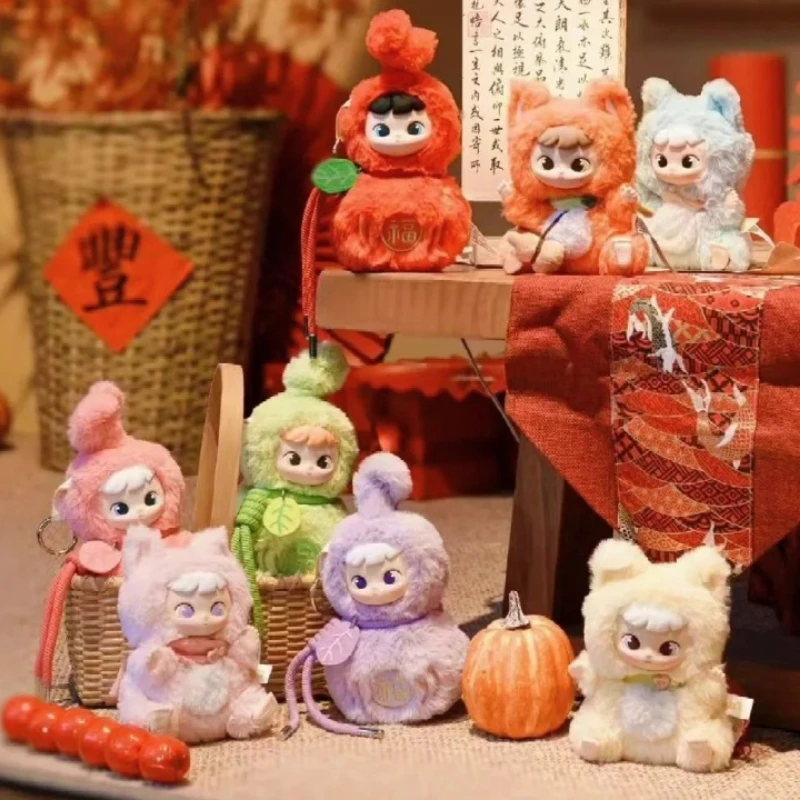 

Genuine Cimmy Fox Hu Shengwei Plush Blind Box Doll Cute Anime Figures Bagback Pendant Desktop Ornament Toy Holiday Surprise Gift