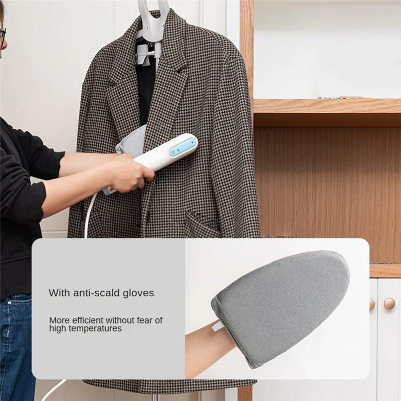 

BHTS-Household Floor Hanging Ironing Rack Display Rack Clothes Hanger Clothing Foldable Tripod Steam Hanger