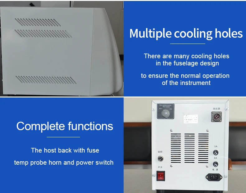 HUXI Zellbrecher Homogenisator Labor Ultraschall-Homogenisator 150 ml Ultraschall-Zellbrecher Homogenisator