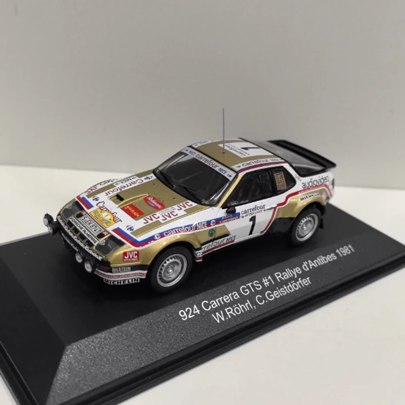 CMR 1/43 Scale 924 CARRERA GTS #1 1981 Alloy Simulation Car Model Static Collection Decorated Holiday Gifts Toys Souvenir Gift