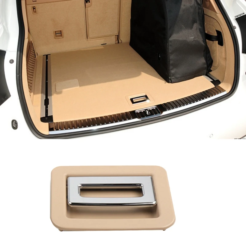 Punho do tapete do tronco do carro para Porsche, tampa do forro, Cayenne, Panamera, 2010-2016, assoalho do tronco, metal