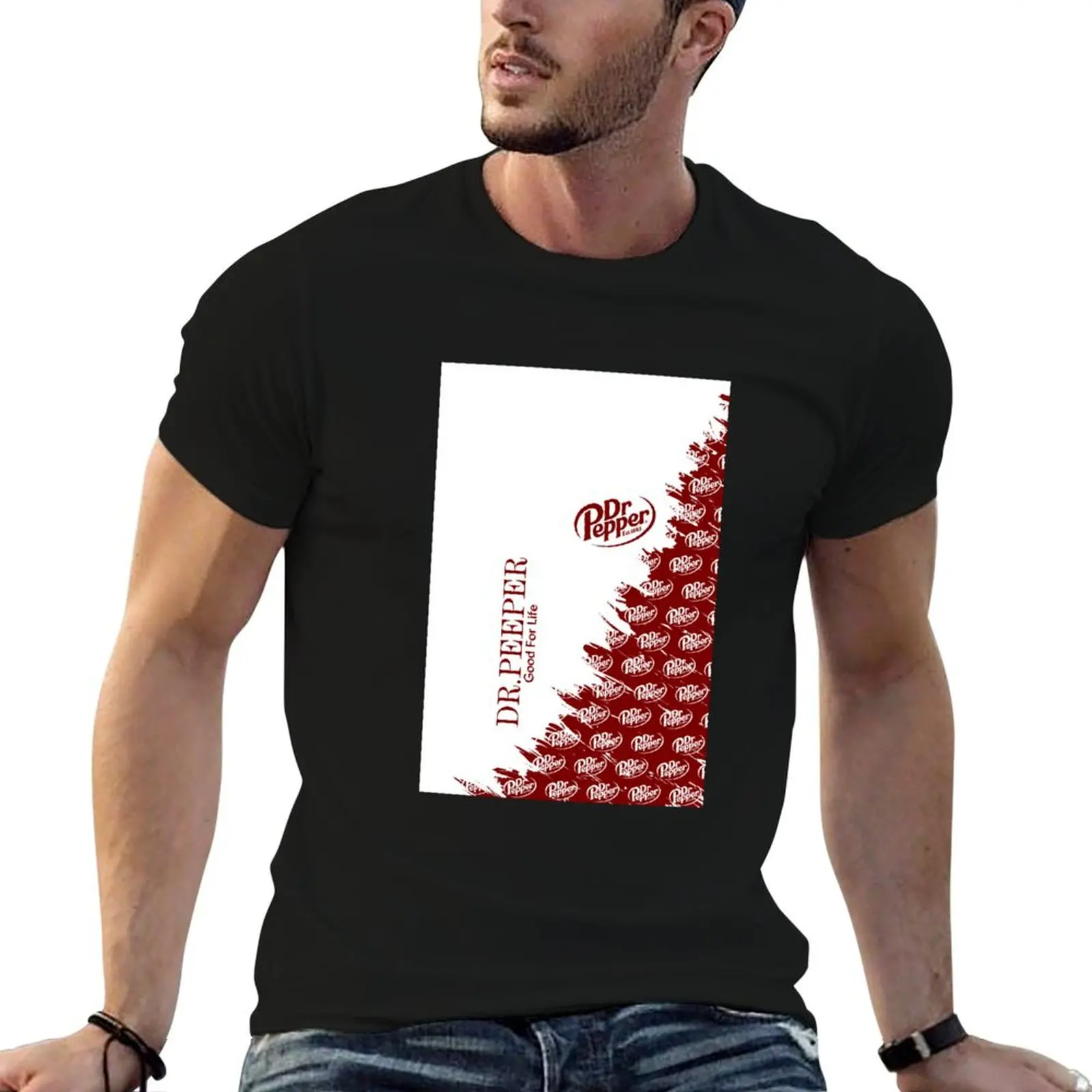 

Dr Pepper Retro de Dr Pepper en 3D T-Shirt t shirts with prints essential t shirt man graphic t shirt T-Shirt