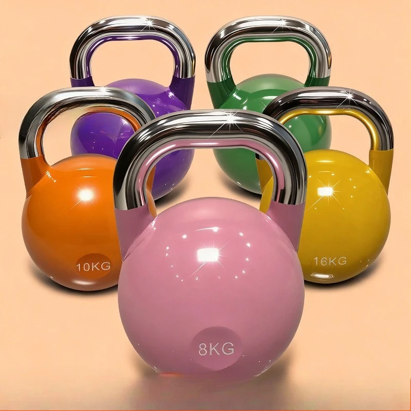 

Профессиональная соревновательная гиря, цельнолитая из чугуна, для силовых тренировок, домашних занятий, с прочной ручкой