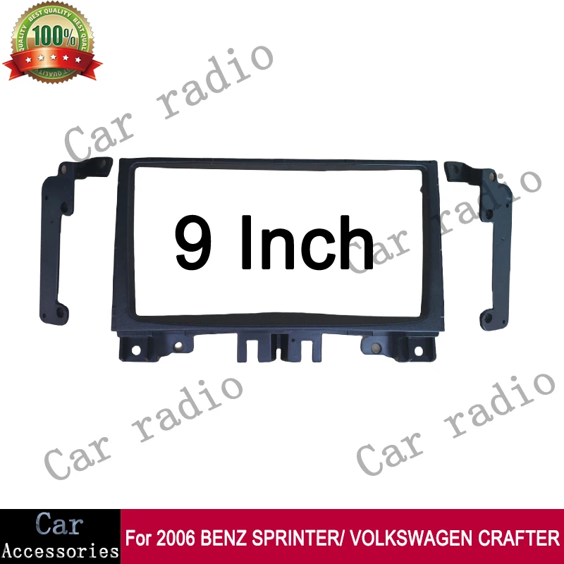 9 Inch For 2006 BENZ SPRINTER/ VOLKSWAGEN CRAFTER Car Radio Android Stereo Frame Player Head Unit Fascia Panel Dash Board Cover