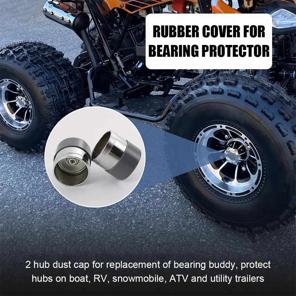 Bearing Protector Rubber Cover 1.98-inch Rubber Cover Wheel Rubber Cover Bearing Hub Automobile Cover Protection Cover Dust W0F7