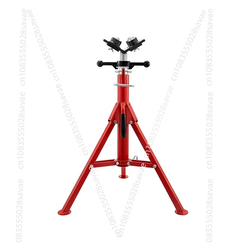 

Heavy Duty Roller Pipe Bracket Gantry Pipe Bench Vise Polyurethane Wheel Bracket Seamless Pipe Cutting Table