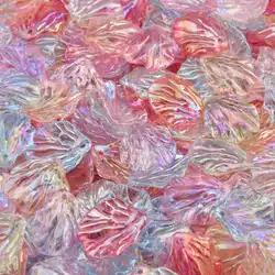 50/100/150Pcs/Pack 20x17mm Imitation Shell Plastic Beads Petals Leaves Charm for DIY Necklace Earrings Pendant Jewelry Making