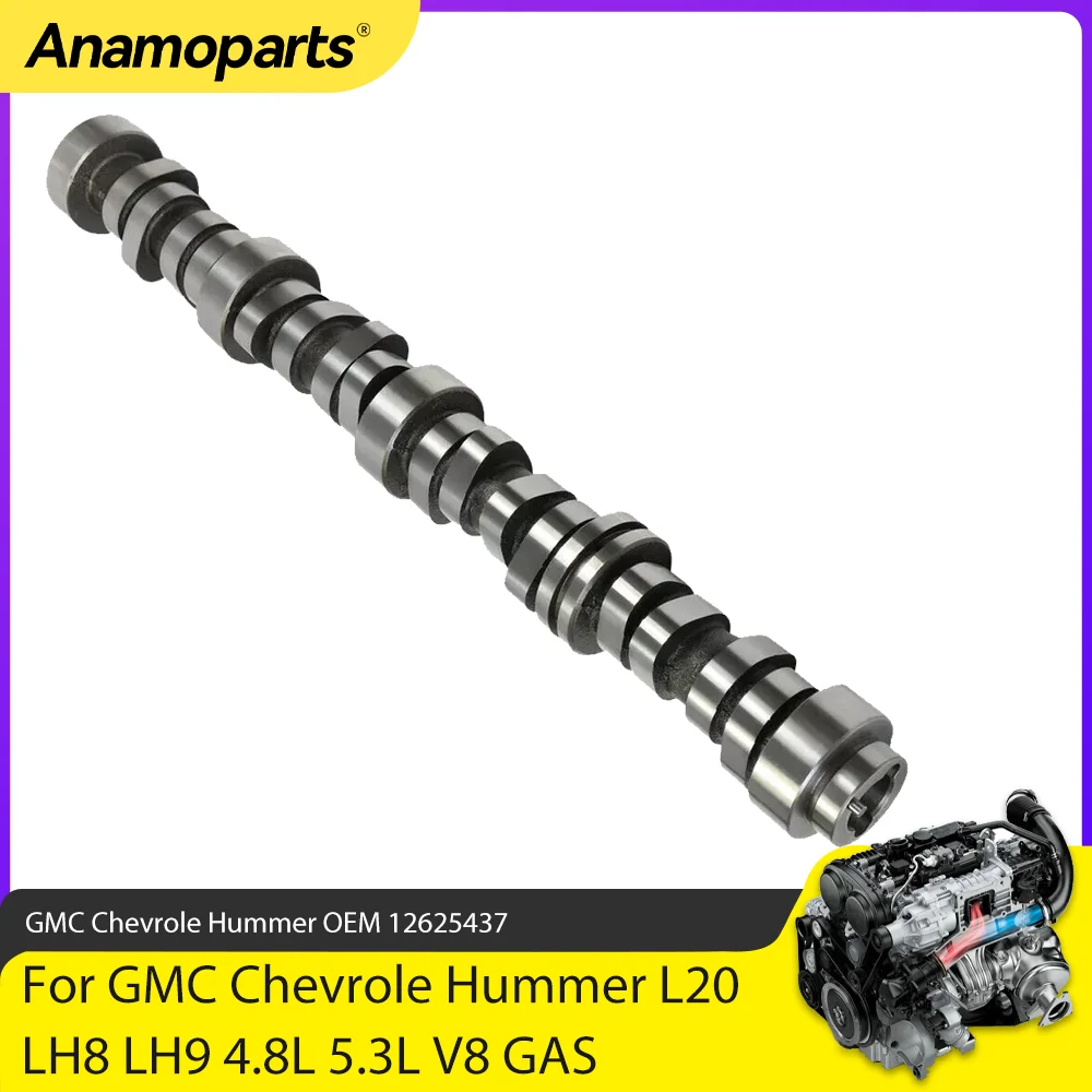 Engine Parts Non-MDS Camshaft Fit 4.8 5.3 L For 2007-2017 GMC Chevrolet Silverado Hummer L20 LH8 LH9 4.8L 5.3L V8 GAS 12625437