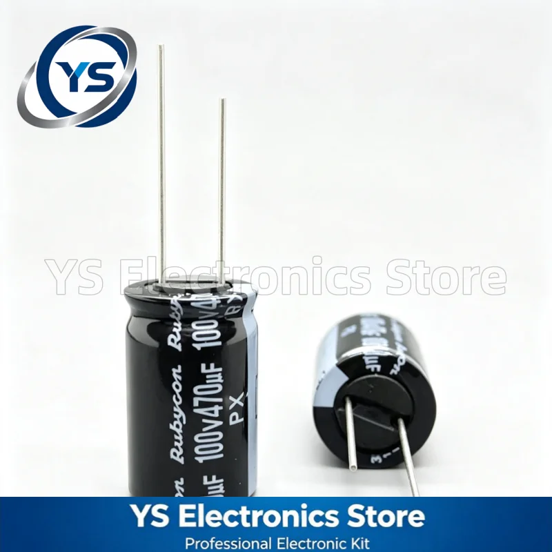 Rubycon PX Series 100V470UF 16x25mm 100PX470MEFC16X25 470UF100V 100V 470UF Electrolytic Capacitor Brand New Original 20%