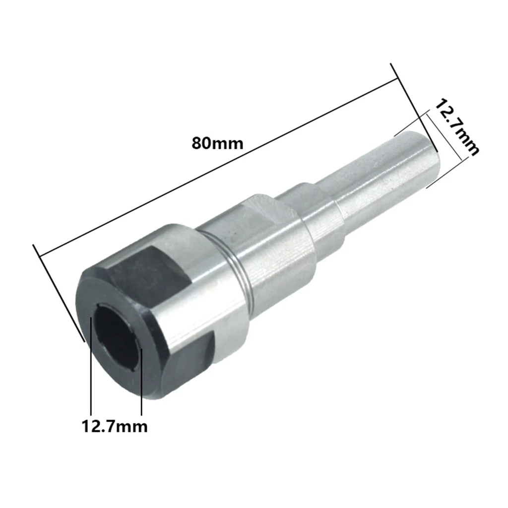 Diameter Shank Router Collet ekstensi pemegang Chuck adaptor 6.35mm