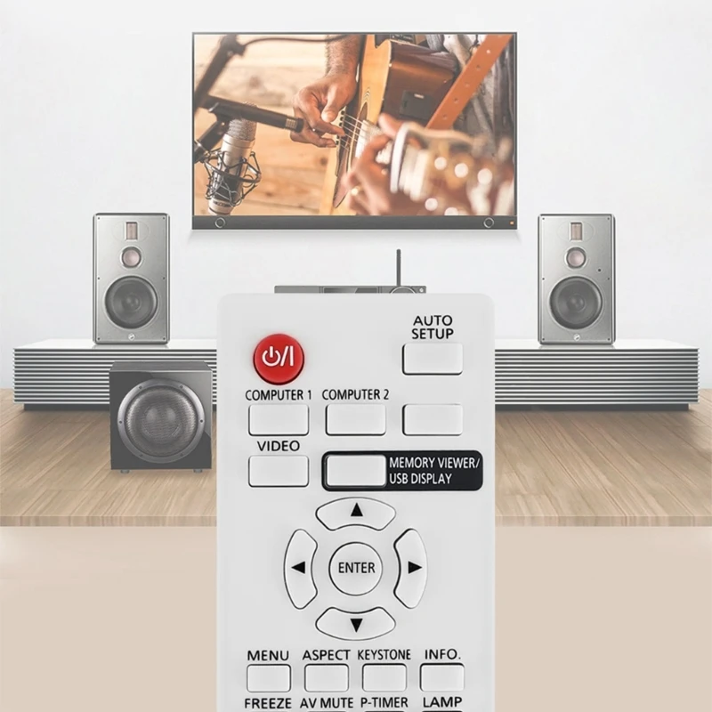 Controle remoto r91a para projetores PT-XW3232STC xw2731 x3220 bx40nt x270c, acessório substituição, operação fácil