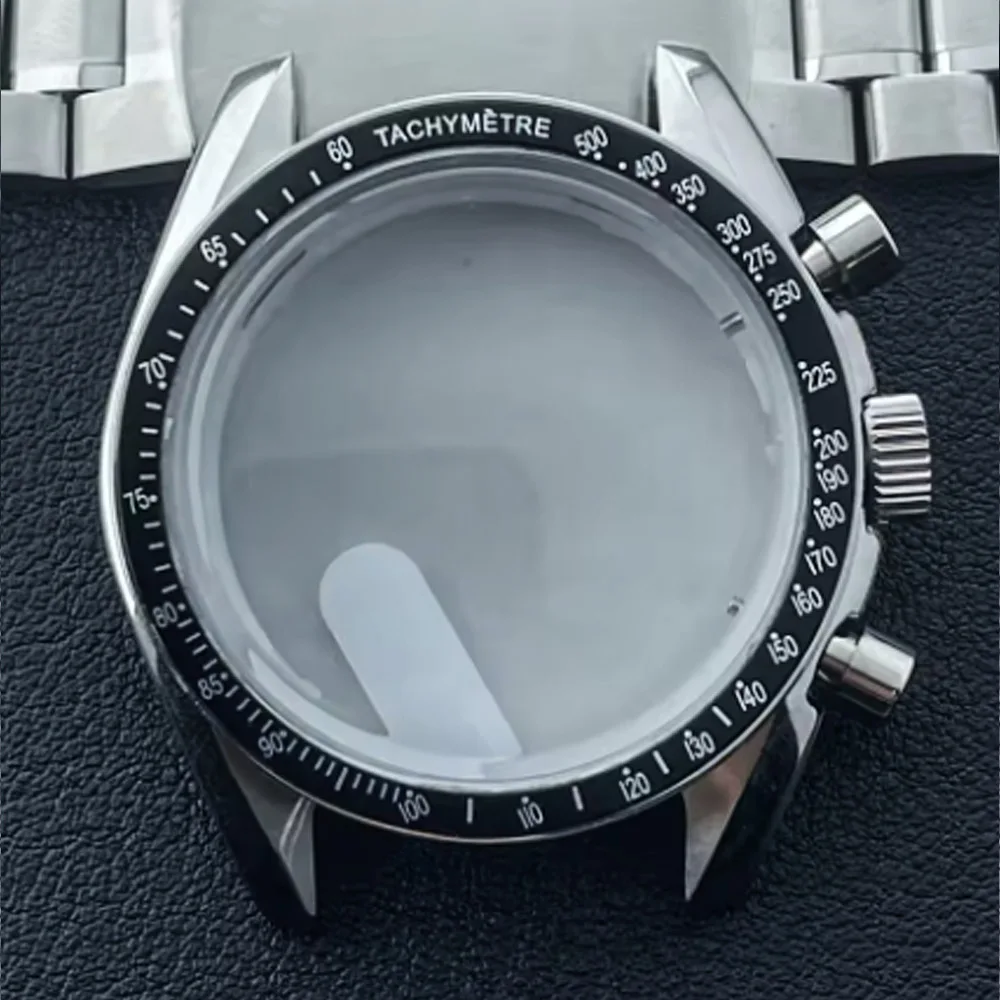 VK63 case 39.7MM case men's watch accessories quartz movement watch customization VK63 panda dial pointer watch accessories