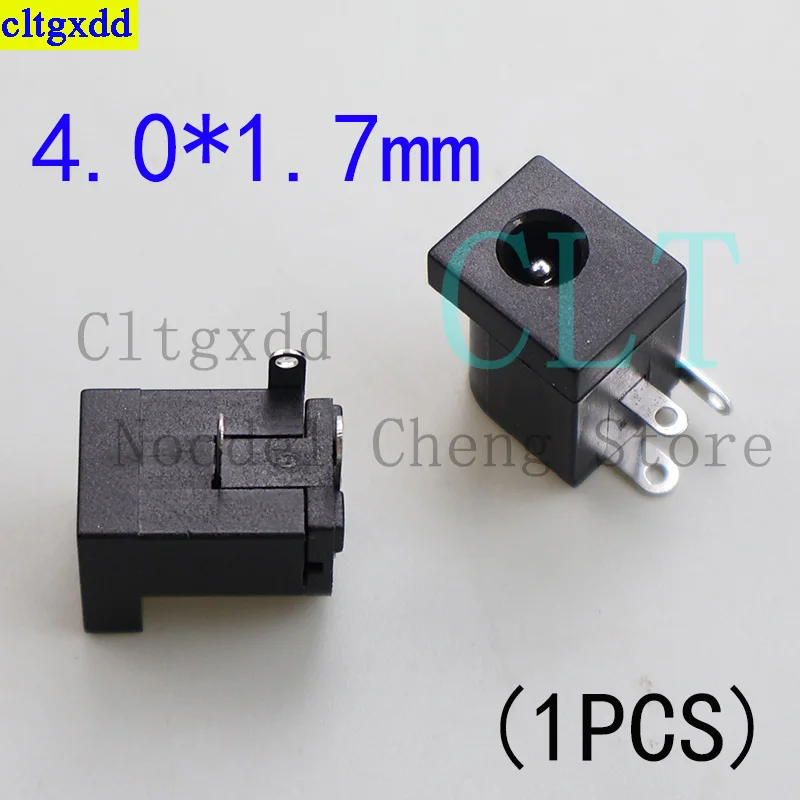 Cltgxdd 10-50piece DC power socket connector 5.5x2.5mm 5.5x2.1mm 5.5x1.7mm 4.0 4.8x1.7mm 3.5x1.35mm plug-in 3-pin female socket