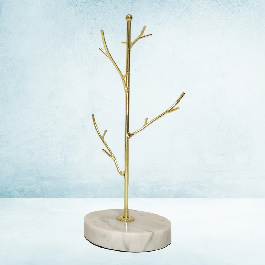 Jewelry Tree Storage Rack Necklace Organizer Metal Stand Holder Display Organizers Necklaces