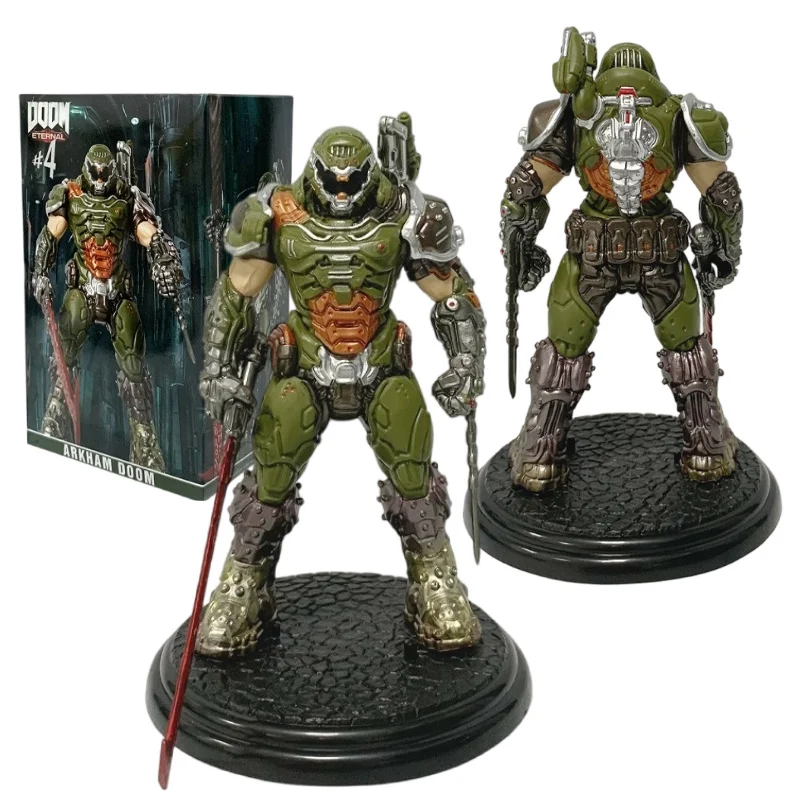 21.5cm Anime Game Doom Eternal Hunter big and strong Action Figure Mchanical Sense Model Toys Collection Festival Gifts view 3