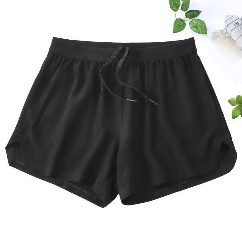 Verão Novos Calções Esportivos Homens Casual Secagem Rápida Respirável Maratona Correndo Pé Abertura Stretch Fitness Shorts