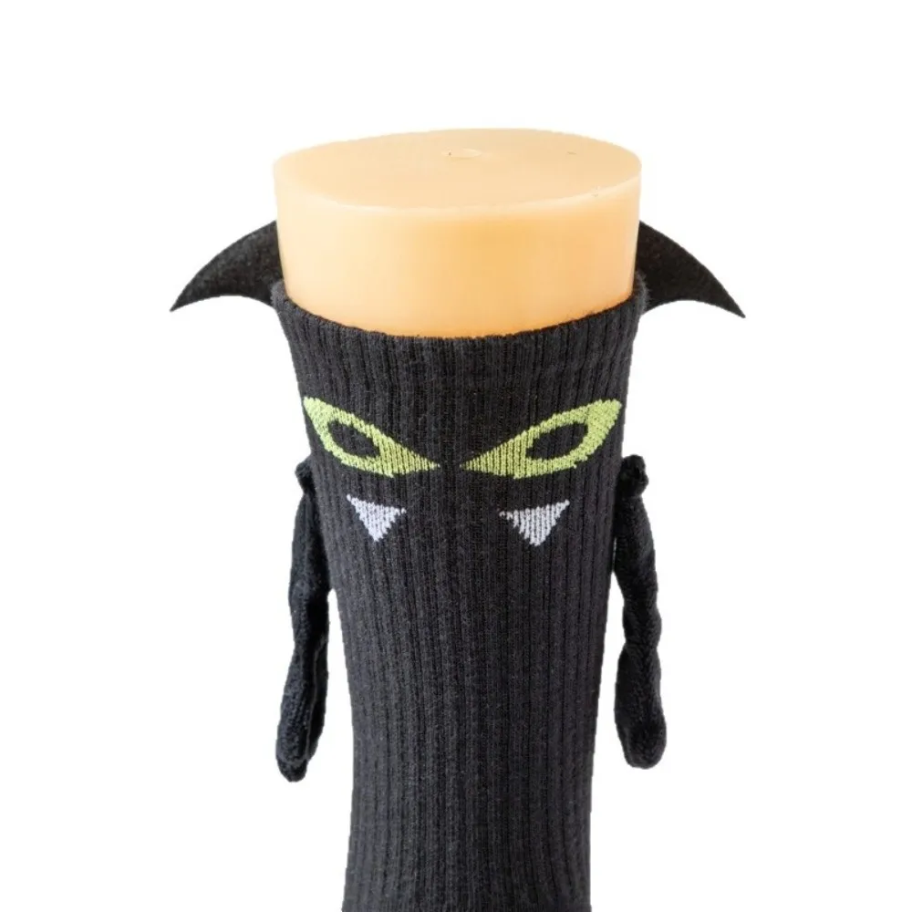 Chaussettes d'halloween mignonnes, nouveauté, Design de maintien des mains, chaussettes magnétiques respirantes, chaussettes de Couple magnétiques de dessin animé, Cosplay