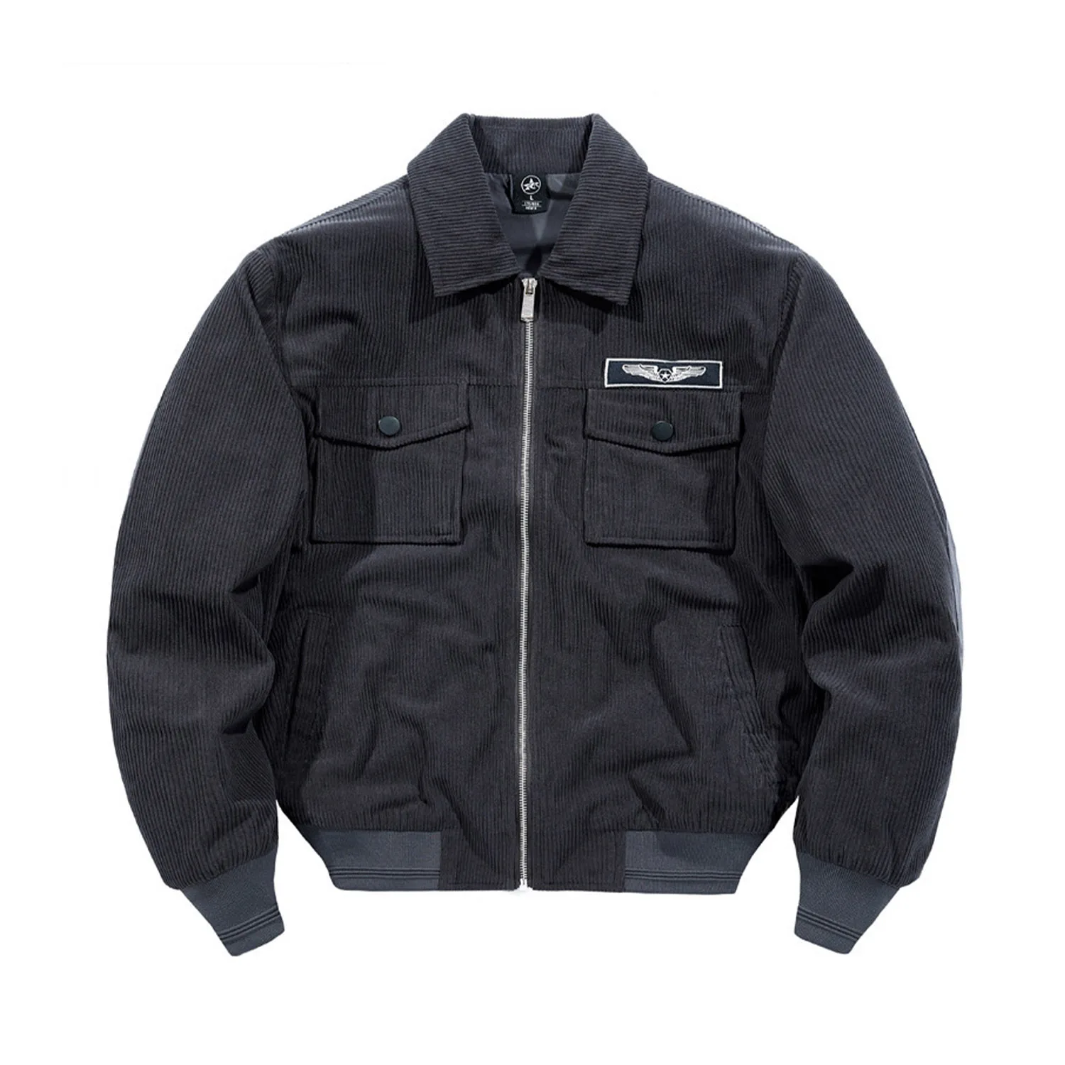 

Amekaji Men Corduroy Padded Jacket Casual Business Thickened Parka High Quality Turndown Collar Travel Windproof Winter Jacket