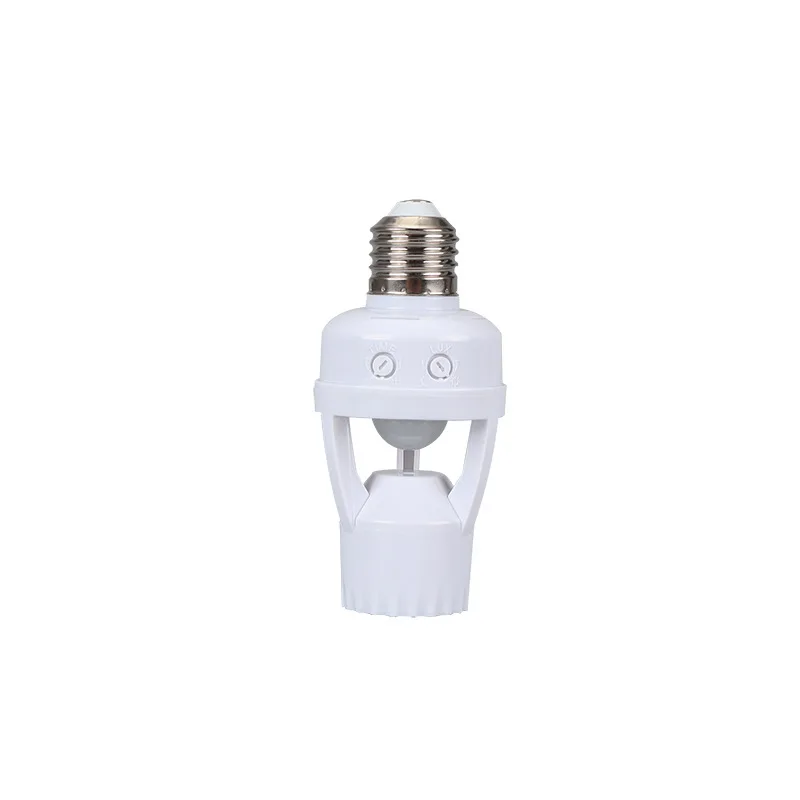 

PIR Motion Sensor Light Socket, E26/E27 Auto On/Off Bulb Adapter, Night Light for Garage, Laundry, Storage Room