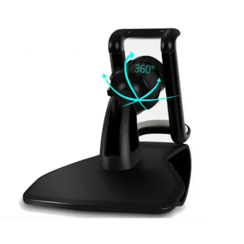 Car Dashboard Mount Phone Holder Stand Clip on Cradle Universal Cell Phone GPS Support Clip Bracket Rotatable for Mobile Phone