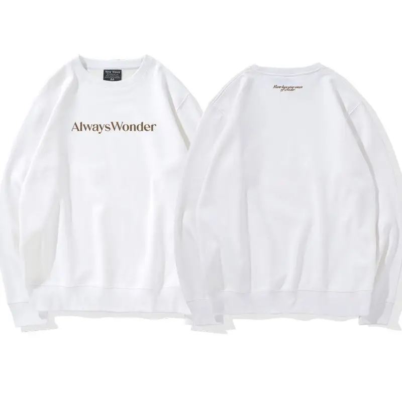 الدراما التايلاندية سرنا LingOrm Ling Ling Kwong نفس المتضخم هوديي النساء الرجال س الرقبة طويلة الأكمام Crewneck البلوز #3