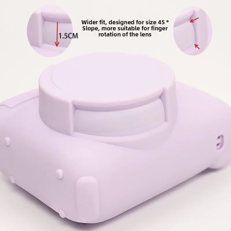 For FUJIFILM Mini 12 Soft Silicone Camera case Armor Skin Digital Silicone comfortable feel Camera bag Protector case