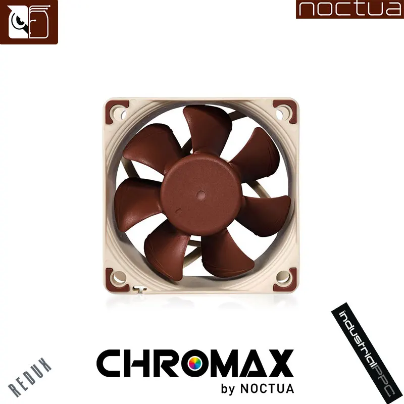 Noctua NF-A6X25 60x60x25mm 12V/5V 3pin/4pin PWM Intelligent Temperature Control SSO Magnetically Stable Bearing 6CM Fan