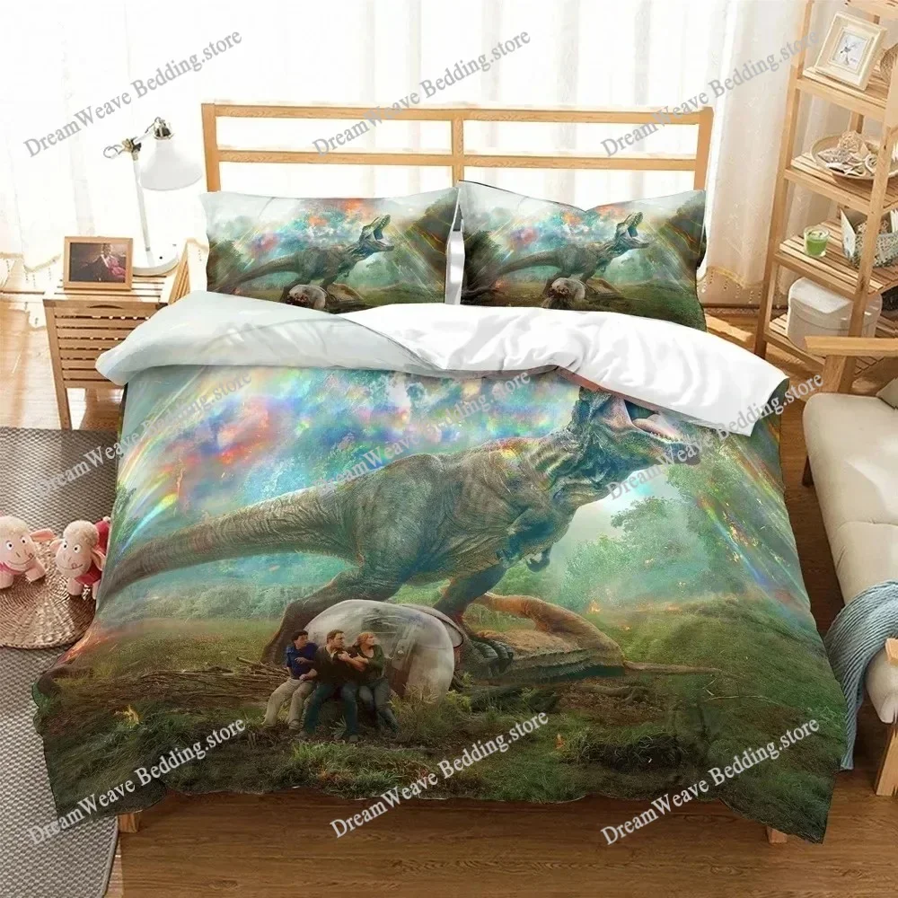 

Jurassic Dinosaur Bedding Set Single Twin Full Queen King Size Bed Set Aldult Kid Bedroom Duvetcover Sets Bed Sheet Set 20259639