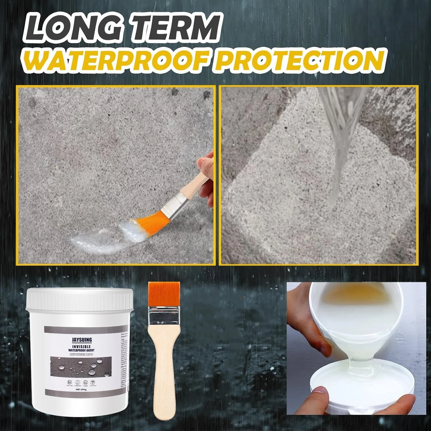 Invisible Waterproof Agent Waterproof Insulating Sealant Transparent Repairing Leak Waterproof Adhesive,Super Strong Bonding image 5