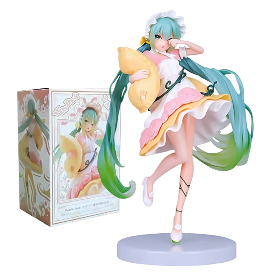 4 szt. Anime Hatsune Miku 14-21cm Figurka Akcji Kolekcjonerska Model PVC Dekoracje Zabawka Urodzinowa dla Dzieci Prezent Świąteczny Kawaii