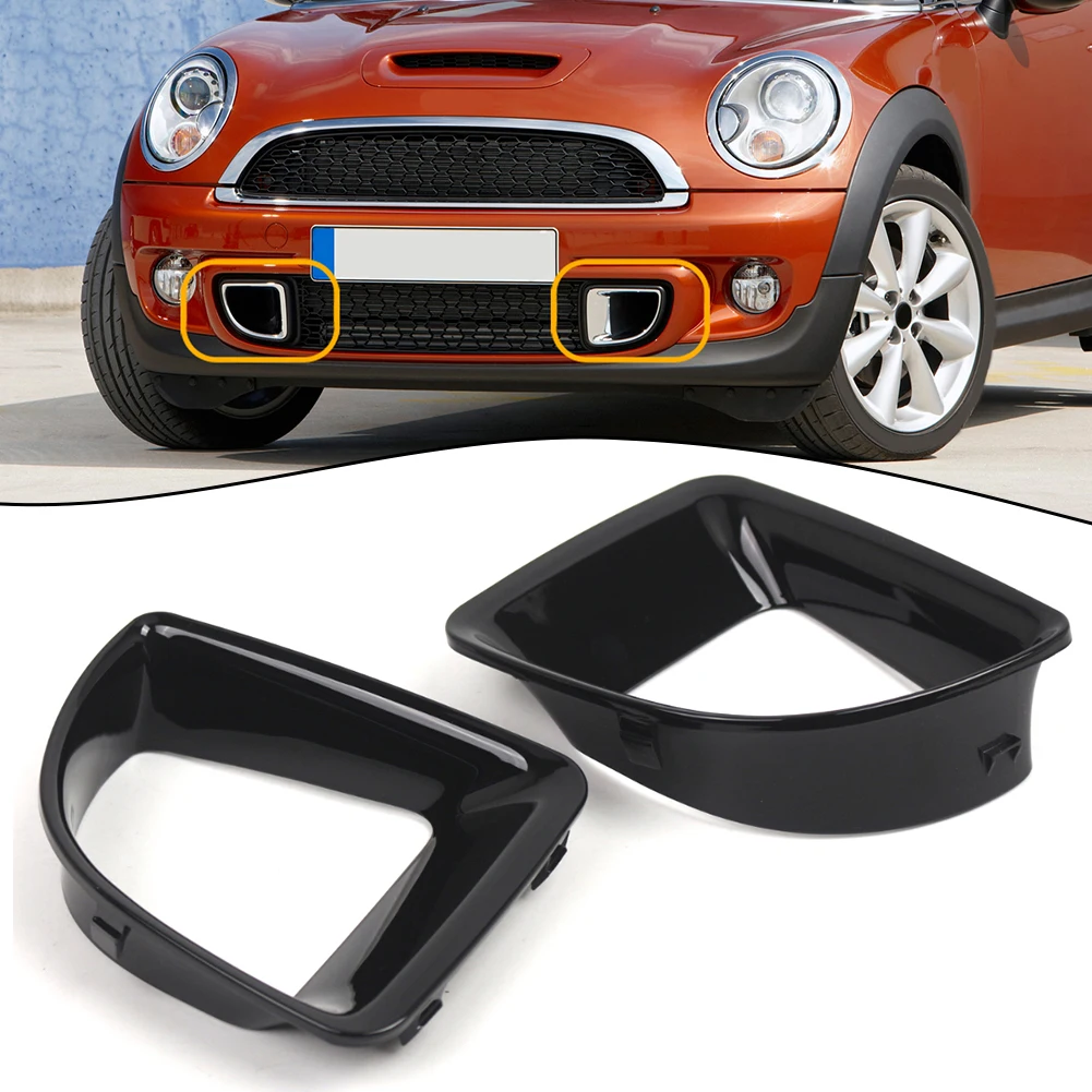 

1/2pcs For BMW Bumper Cover Front Air Duct Frame Cover 51117255117 51117255118 For MINI R-Series Car Accessories