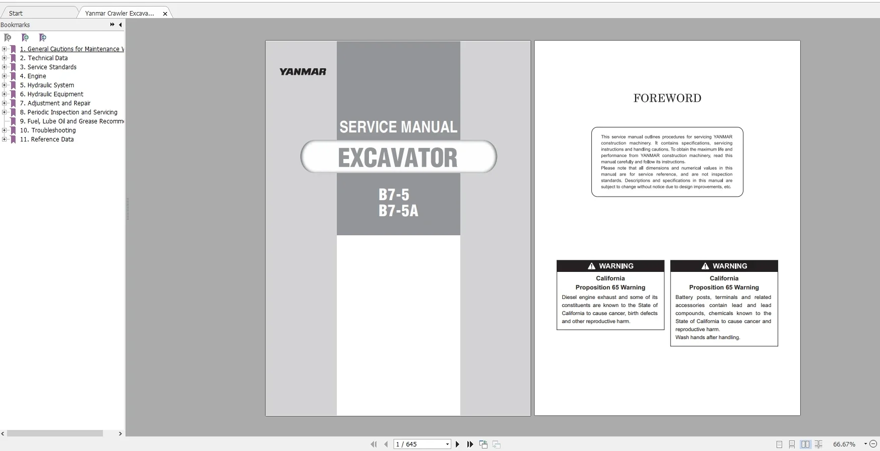 Heavy Equipment 10.7GB Full Service & Part Manuals DVD PDF 2020 for Yanmar