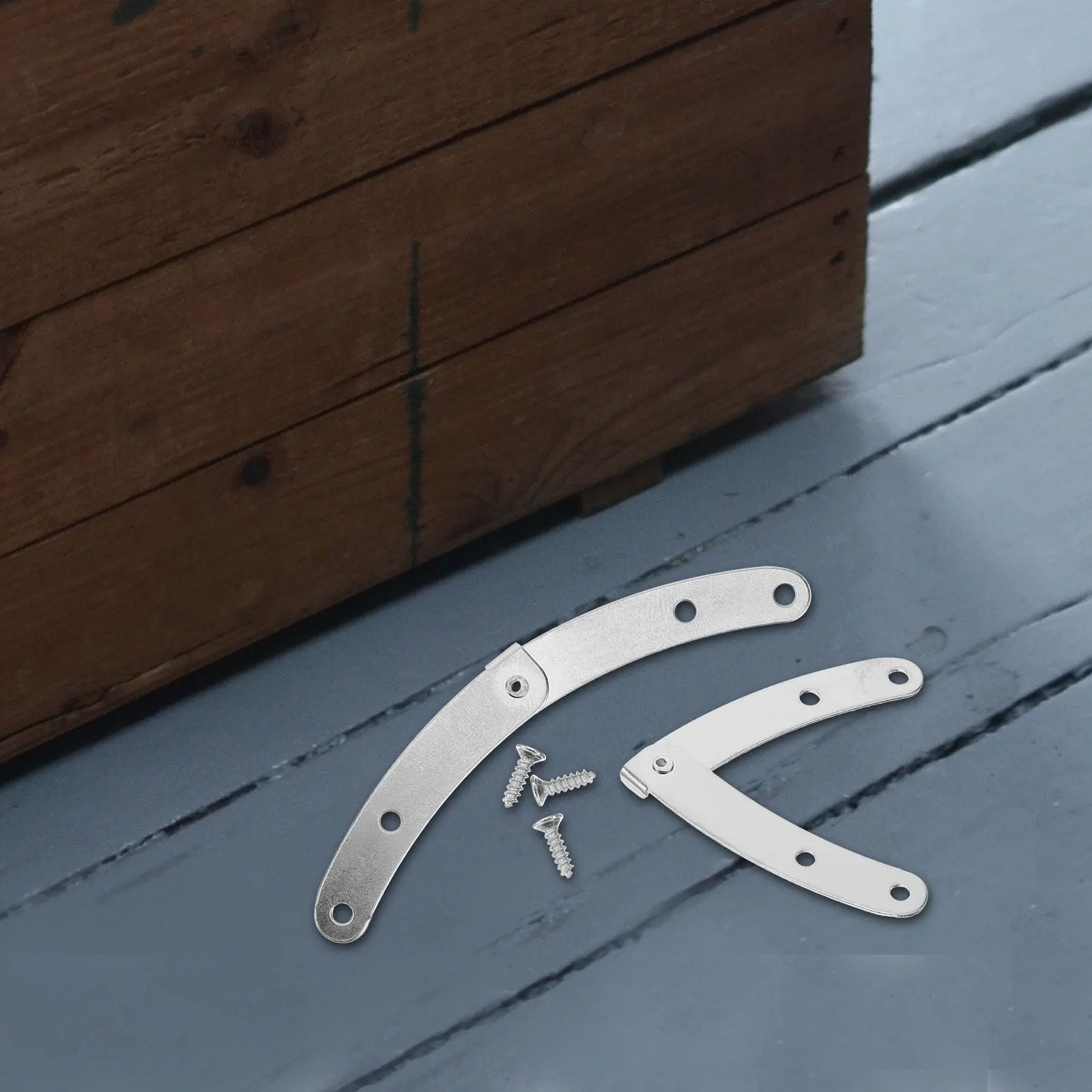 10 قطعة المفصلي الداخلي اكسسوارات الحديد الثقيلة صندوق غطاء دعم للمجوهرات الصدر خزانة الأثاث مفصلات الأجهزة