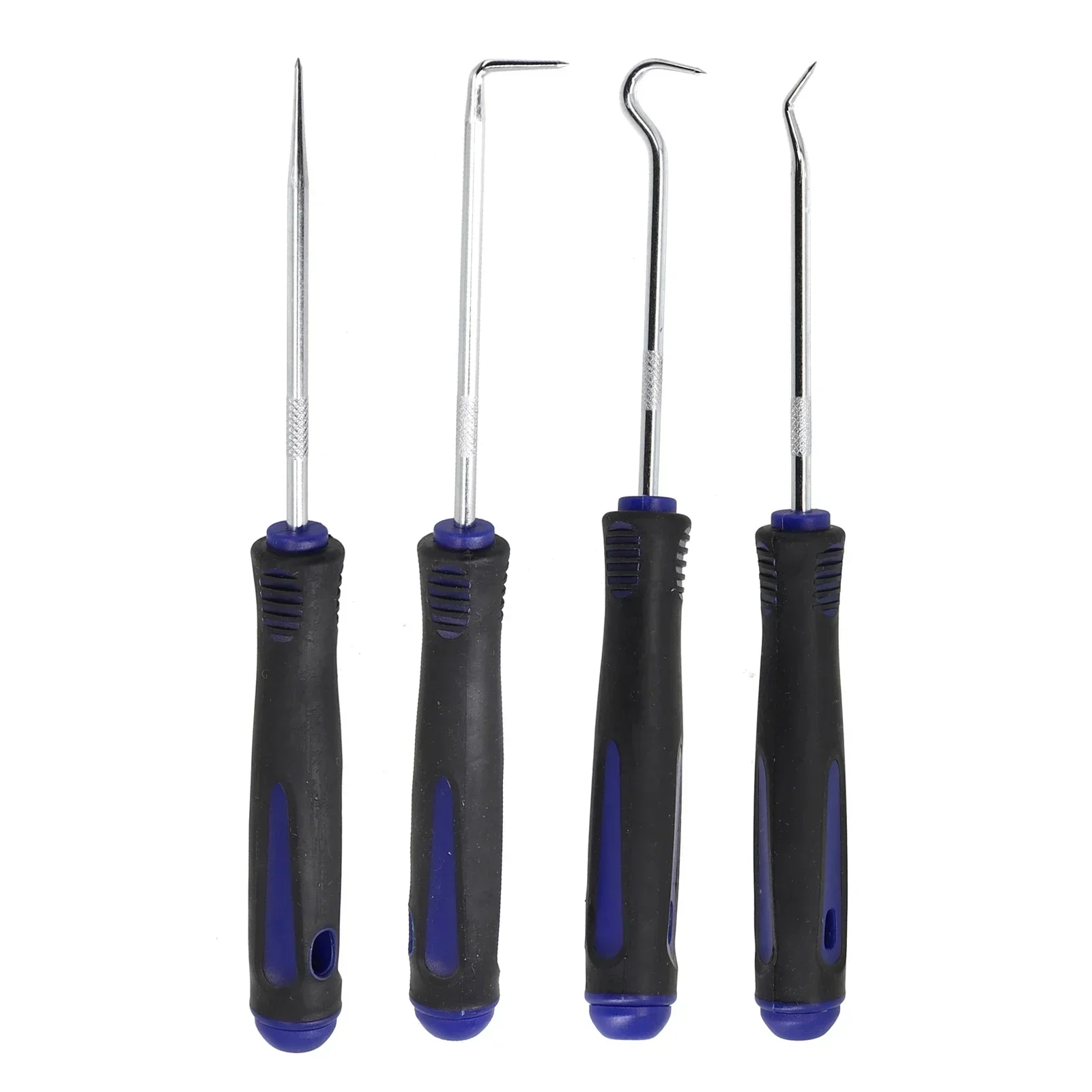 4 Pcs 165mm Car Vehicle Oil Seal Screwdrivers Set O-Ring Seal Gasket Puller Remover Pick Hooks Tool Sealing Tool Blue