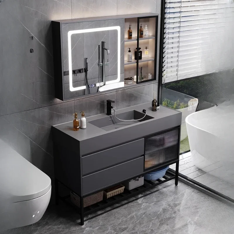 

Closed Storage Toilet Cabinet Medicine Bathroom Column Filing Cabinets Small Closet Drawer Sink Base Vanity Shelf Furniture Wc